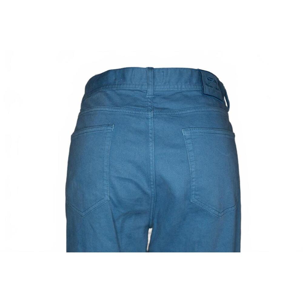 Men's Cesare Attolini 5 Pocket Jean Pants Solid Blue Cotton Sz 42 - Picture 5 of 11